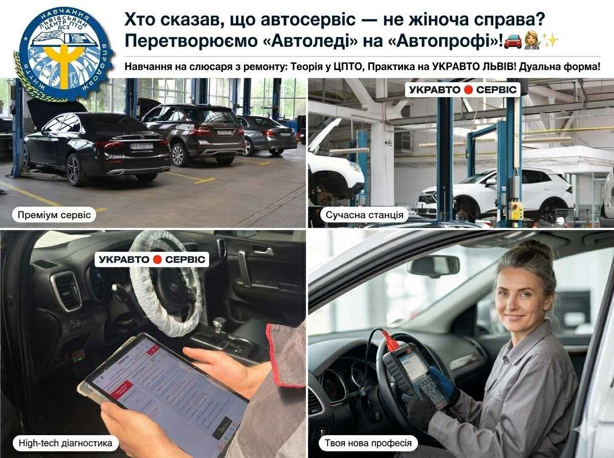 Хто сказав, що автосервіс — не жіноча справа? Перетворюємо «Автоледі» на «Автопрофі»!